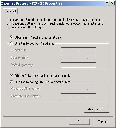 to Obtain an IP address automatically 10 Click on