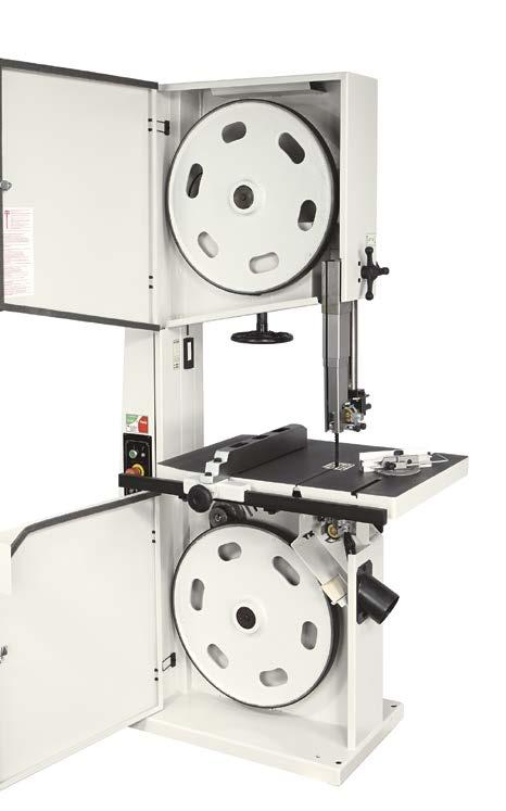 Practical machines suitable also to perform straight and tilted cuts on wood, plastic and aluminum.