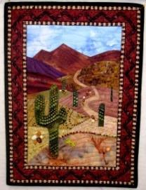 Her guidelines are so easy to follow and allow every student to create their own one-of-a-kind landscape. Kits are available for purchase from 3 Dudes Quilting.