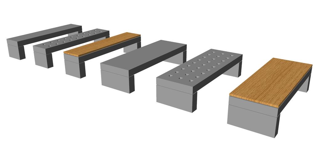 Podium components Podium is a new range of benches designed as a rationalisation and replacement to the previous Stansted, Harlow and Cambridge products.