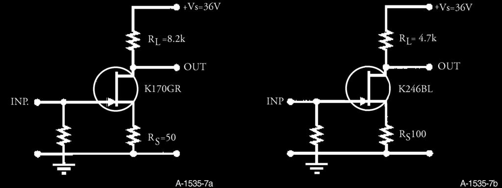 Naturally, I could move the working point further down on the transconductance curve in order to increase the input range, but A-1535-6a eventually I would reach the other limiting point, where the