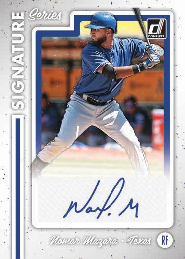 SIGNATURE SERIES SIGNIFICANT SIGNATURES GOLD RETRO SIGNATURES 1983 Look for some of the top talent in baseball, including some retired greats in this autographed insert set.
