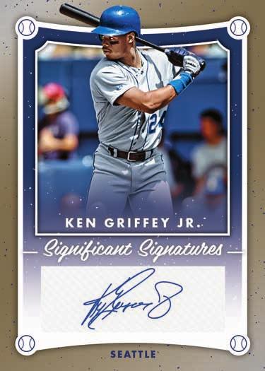 Signature Series Green - # d/5 or less Signature Series Black - numbered 1 of 1 This autographed insert features some of the greatest players of all time.