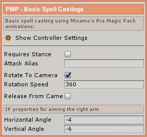 Spell Casting Stance For the Spell Casting Motion Pack, entering a specific stance isn t required.