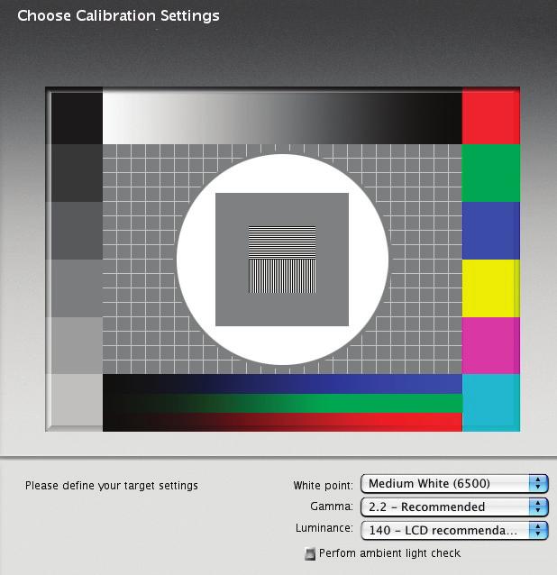 Calibration Settings White point on monitors usually ranges from 5000 9300 Kelvin (K). Lower values are more red and higher values are more blue.
