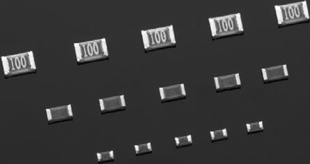 SECIFICAIONS R series, high-power metal film chip resistors Resistors with high power in small size are realized as 1/3 for 2.0 x 1.25mm size, 1/5 for 1.6 x 0.8mm size and 1/6 for 1.0 x 0.