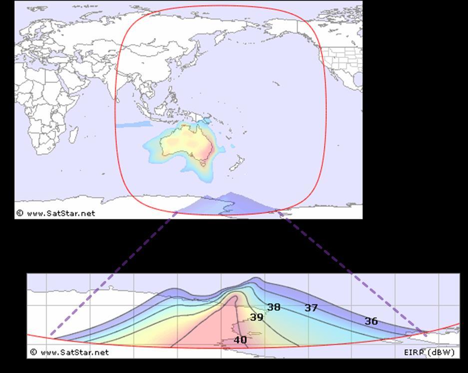 OPTUS 10 Australia & McMurdo Sound B Beam Satellite Name: Optus 10 Status: active Position: 164 E Operator: Optus Communications Launch date: