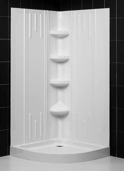 SHOWER ENCLOSURE BACK WALL 14 DreamLine universal shower wall panels are both a functional and beautiful addition to any shower.
