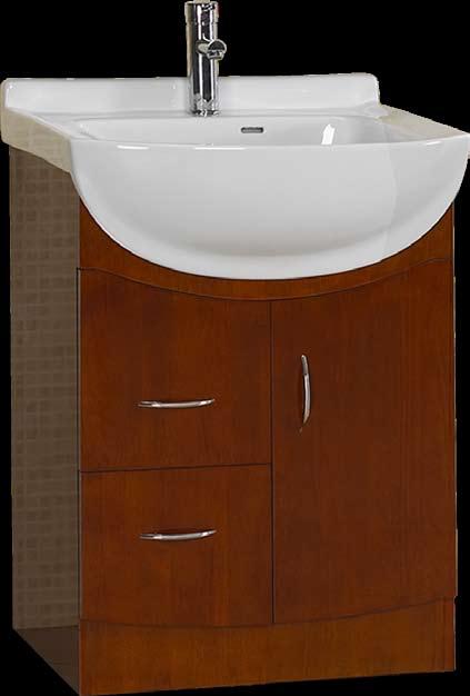 TM DLVRB-102 EURODESIGN VANITY This compact bathroom vanity model offers a simple solution for contemporary bathroom styling.