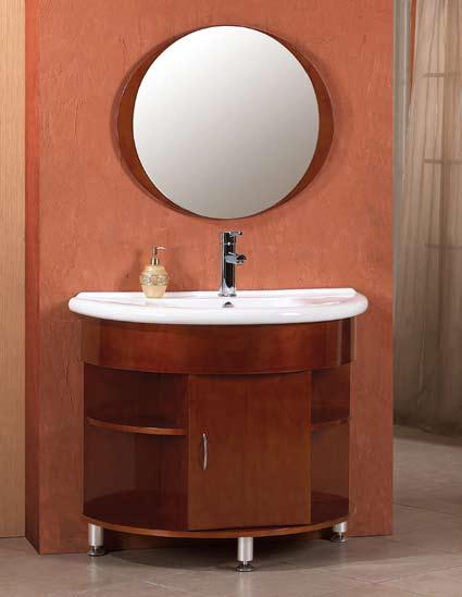 TM DLVRB-123 EURODESIGN VANITY Unique semi-circle design of this vanity is both functional and beautiful.