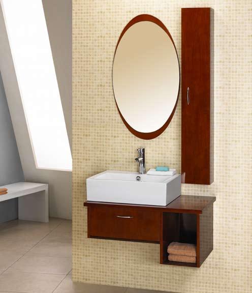 TM DLVRB-133 EURODESIGN VANITY Looking for a modern wallmounted vanity? Have little space but still need storage for toiletries? This vanity may just be the answer.