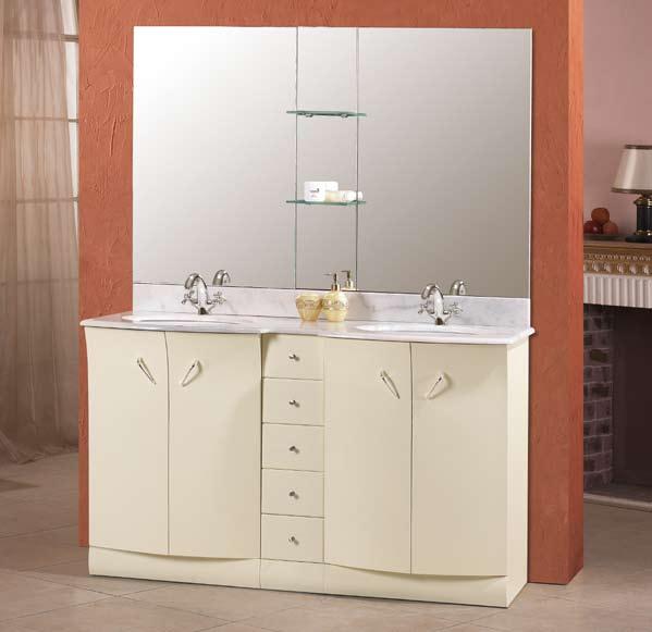 CERAMIC VANITIES 46 DLVRB-315-147 EURODESIGN VANITY This beautiful European stylish design vanity available in four sizes is sure to be the answer for your bathroom project.