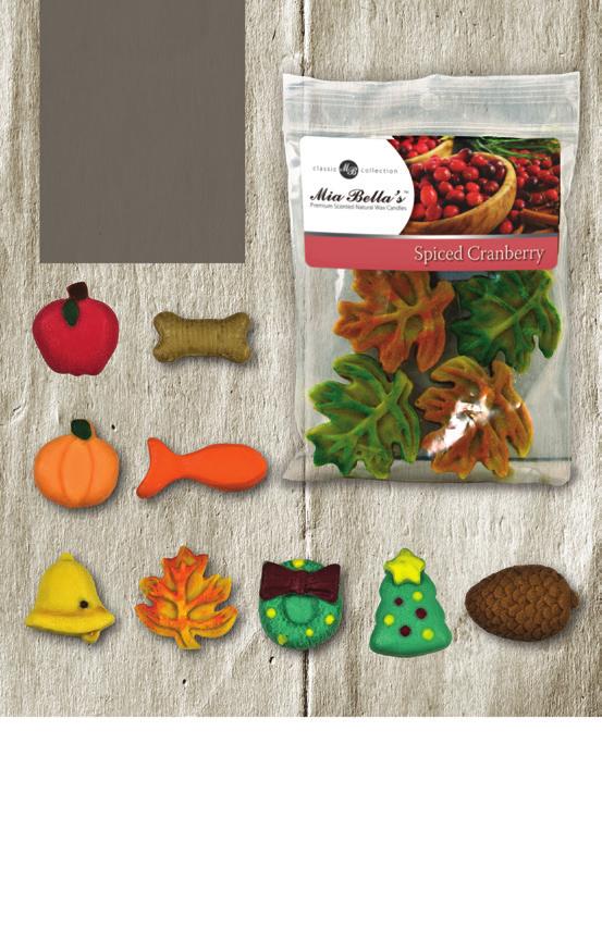 Mia Bella s TM NEW Molded Melts! Hand Poured & Hand Painted! Pack of 6 Melts MSRP $7.95 USD $9.95 CAD Net wt 2.