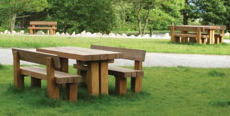 PICNIC BENCHES & TABLES View or download other product e-brochures