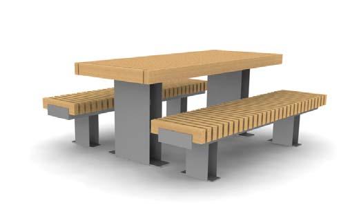 1946-2016: 70 YEARS OF DESIGN & INNOVATION Public realm furniture design & innovation from Furnitubes e-brochure REF:E-035-04-16 RAILROAD SEATS, BENCHES & TABLES Heavy duty coordinated seats and