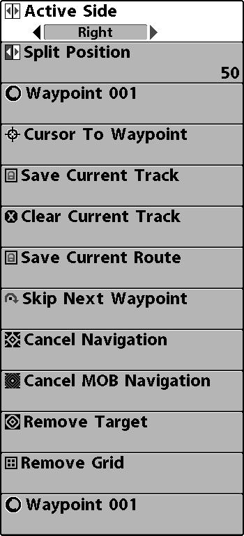 Navigation X-Press Menu The Navigation X-Press Menu provides a shortcut to your most frequently-used settings.