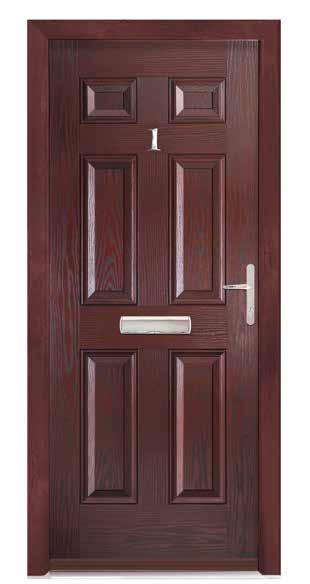 The Erewash in Rosewood Sizes Based on Standard Aluminium Threshold Width Height Min 840mm 1965mm Max 1020mm 2087mm See page 55 for
