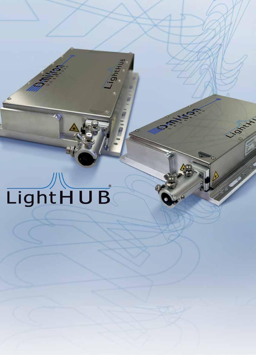 32 Compact Laser Combiners 33 Available models: LightHUB -2 - combines up to 2 laser lines LightHUB -4 - combines up to 4 laser lines LightHUB -6 - combines up to 6 laser lines Wavelengths and powers
