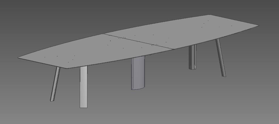 Kai Table with Boat Style