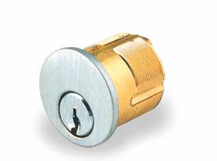 Mortise Cylinders 2 Exact pinning specifications as original systems Solid brass construction 22 keyways 6 popular lengths 7 popular cams Available in eight finishes 2 1 Model # Type Length M156
