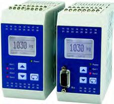 de Weighing Instruments System Evaluation Mounting DMS strain gauges (load cells), DMS amplifier Transmitter, displays Switch panel case, DIN rail