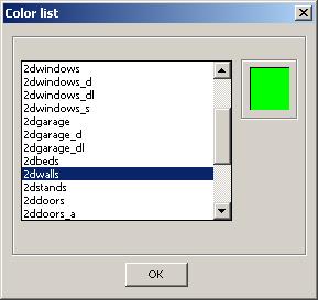 Layer Colors The layer colors function in the settings allows users to predefine the colour in which the layers which