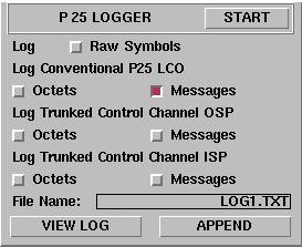 User may simultaneously enable Octets and Messages for one type of control channel, however this feature does not allow users to simultaneously enable octets and/or message logging for various