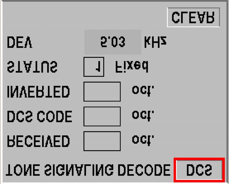 TONE SIGNALING DECODE The 2975 has the ability to decode and display DCS, DTMF and CTCSS from a radio (off-air or direct RF connection).