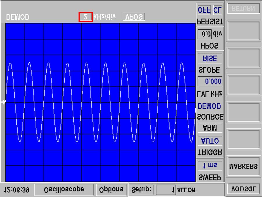 Persistence Control Horizontal Trigger Offset Vertical Scale The Oscilloscope