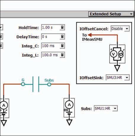 6 Keysight How to Perform QSCV (Quasi-Static Capacitance Voltage) Measurement - Application Note Details of the B1500A advanced capabilities Leakage current compensation: If the device has the