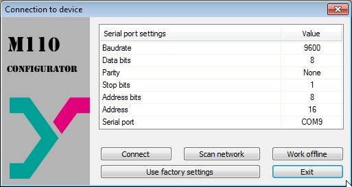 Factory settings restoration 7 Factory settings restoration If communication between the PC and the module cannot be established and the network parameters of the module are unknown, the factory