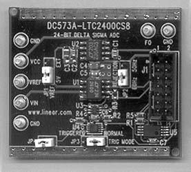 DESCRIPTION This demonstration board features the LTC 00, a -bit high performance ΔΣ analog-to-digital converter (ADC). The LTC00 combines exemplary DC accuracy (INL ±ppm,.μv offset, 0.