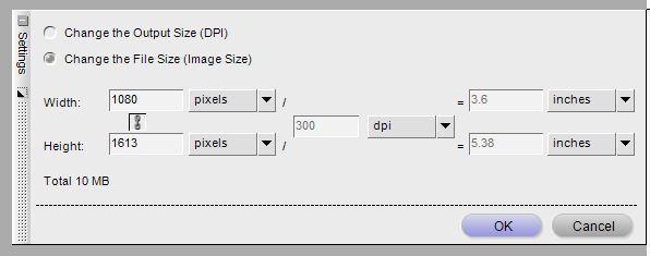 Capture NX/NX2 To resize an open image in Capture NX2, from the toolbar select either Edit > Size/Resolution or Hold down Ctrl & Alt and depress S [keyboard shortcut] to open the Size/Resolution
