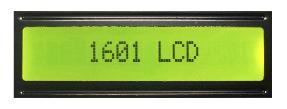 ( 3 ) LCD Type 1 1601 LCD 1601 Character LCD screen. 2 1602 LCD 1602 Character LCD screen.
