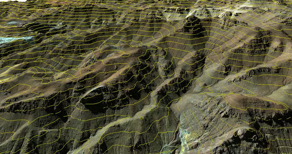 Chile GeoEye-1 PS RGB imagery draped