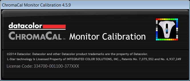 Monitor Menu Calibrate This menu offers a seamless integration to the CHROMACAL Monitor Calibration software, both to calibrate (or re-calibrate) your monitor, or to access tools for analyzing the