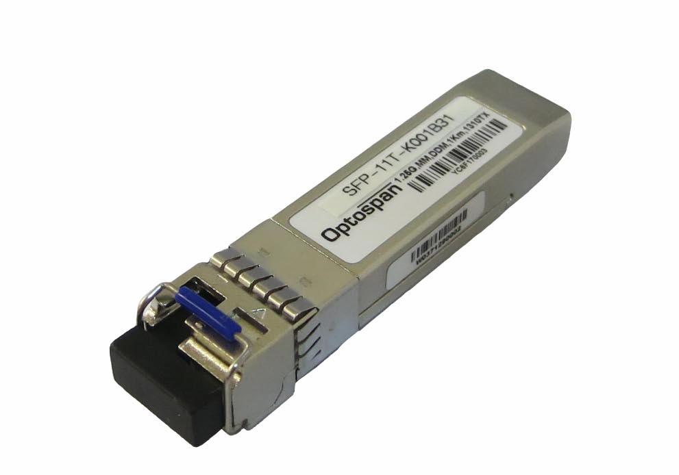 SFP+ Optical Transceiver Product Features 1GBASE-LR/LW Ethernet 9 SFP+ 1 km LR SFP+ for SMF @ 1Gbps 133Tx-127Rx DFB+PIN Laser 1 km SFP+ C - 7 C Temperature - Extended/Industrial Available 2-Wire