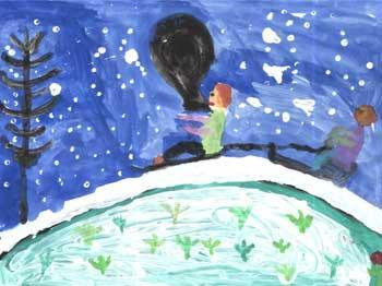 The new colouring package for art classes: "Winterbild" Artistic painting with the water colour paint box K12 With Pelikan, painting becomes a special experience: It is therefore no wonder that our