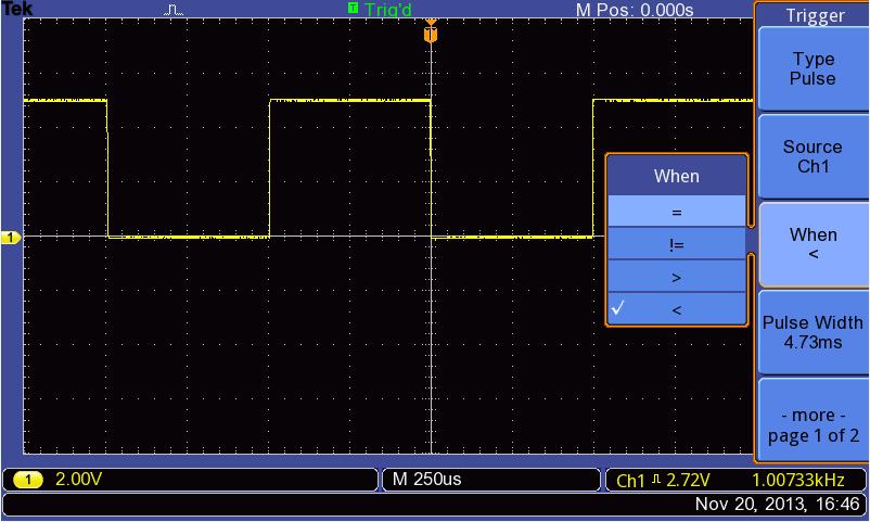 The sampling performance is not reduced when changing horizontal settings or when using multiple channels, enabling you to see the true characteristics of your signals.