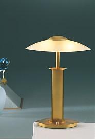 13 3 / 4 495 19 1 / 2 Two 60-Watt Xenon bulbs light the sleek lines of this table lamp. One dimmer knob controls both bulbs.