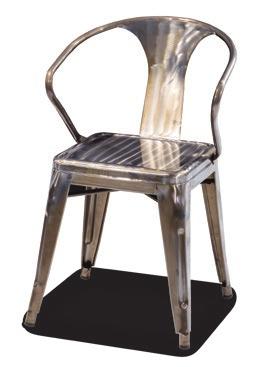 19"L 18"D 31"H SC1 New York Chair, Maple 18"L 17"D 34"H XCHR Christopher Chair White Vinyl, Chrome 17"L 19"D 35"H SC9 Panton Chair White 20"L 24"D 33"H