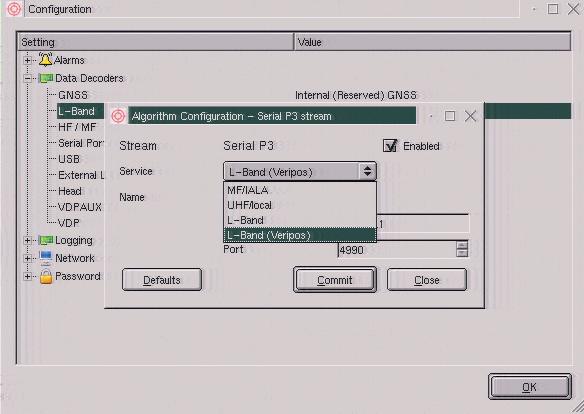 Configure Data Decoders I/O Configuration example P3 The Data Decoder dialog enables the user to configure data ports in the LD2 for communications. To configure an IO select which type is being used.
