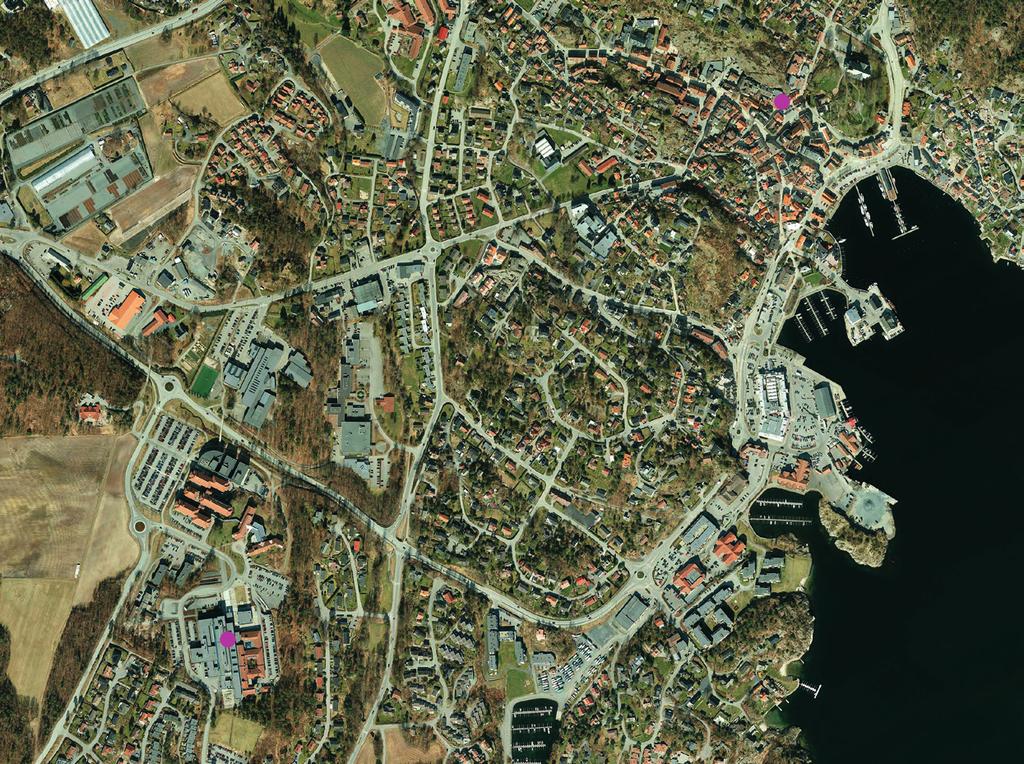 2 1 Map of Grimstad 1: University of