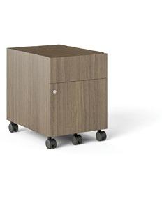 CATEGORIES / PEDESTALS UNIVERSAL LAMINATE FIXED AND MOBILE Pedestals Providing a small, yet highly efficient storage option, pedestals promote organization without occupying extra space.