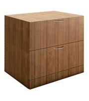 CATEGORIES / LATERALS CURRENCY Laminate case/front with choice of pull Two pull styles: handle and ledge File drawers open full depth for total access to contents Box drawers and file drawers have a