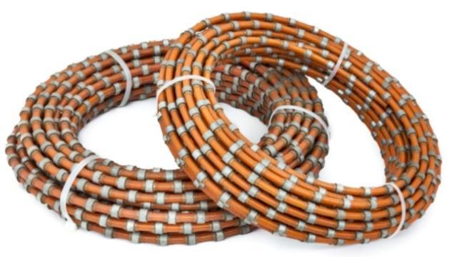 Diamond Wire Rope Asahi Diamond Wire Quarrying Rope is primarily used for granite and sandstone quarrying.
