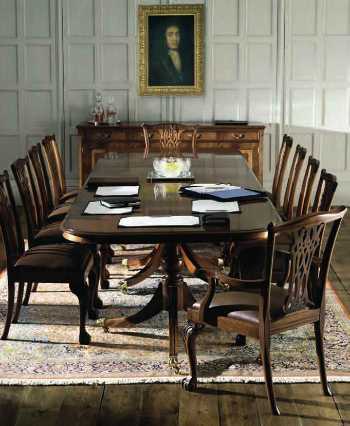 This table will store both of its 51cm / 20 leaves to offer a choice in size to suit your seating arrangement.