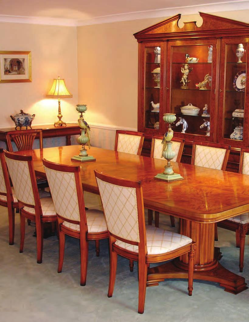 Corinthian, Mahogany & Walnut Mahogany timbers matched with rich curl or flame veneers or the pleasing look of golden nutty brown decorative burr walnut, our Corinthian