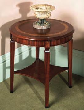 associated with our Grandeur range of furniture, it has a very chunky base and its curl mahogany top and