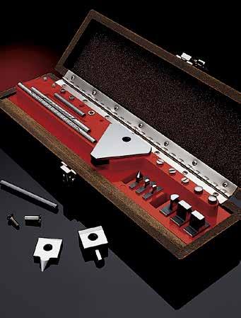 Gage Block Sets Square Steel or croblox Metric System Gage Block Accessories Square Steel Accessories Individually or Sets as Stated Below Individual Accessories Cat. No.